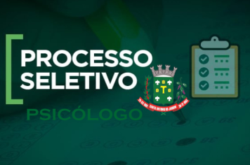 PROCESSO SELETIVO PSICÓLOGO