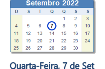 7 DE SETEMBRO