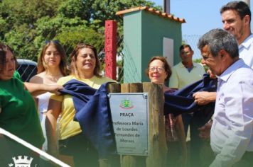 Reinauguração da Pracinha Profª Maria de Lourdes