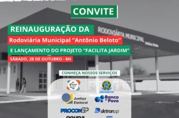 reinauguração da Rodoviária