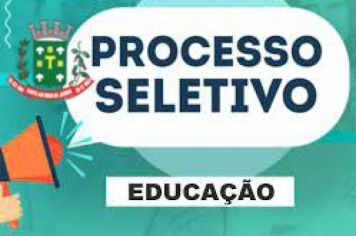 Processo Seletivo Emergencial para EDUCAÇÃO