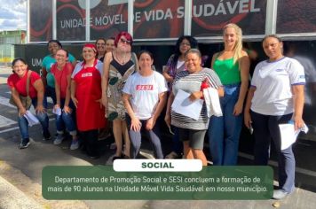 Departamento de Promoção Social junto ao SESI concluem a formação de mais de 90 alunos!