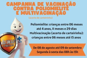 VACINAÇÃO POLIOMELITE