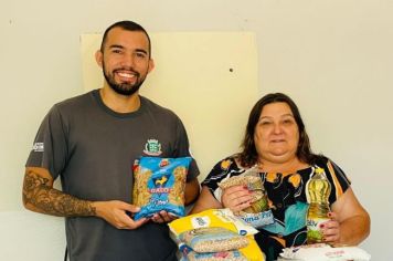 Departamento de Promoção Social promove repasse de doações de alimentos