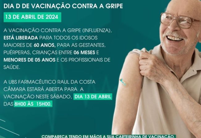 Vacinação contra a gripe!