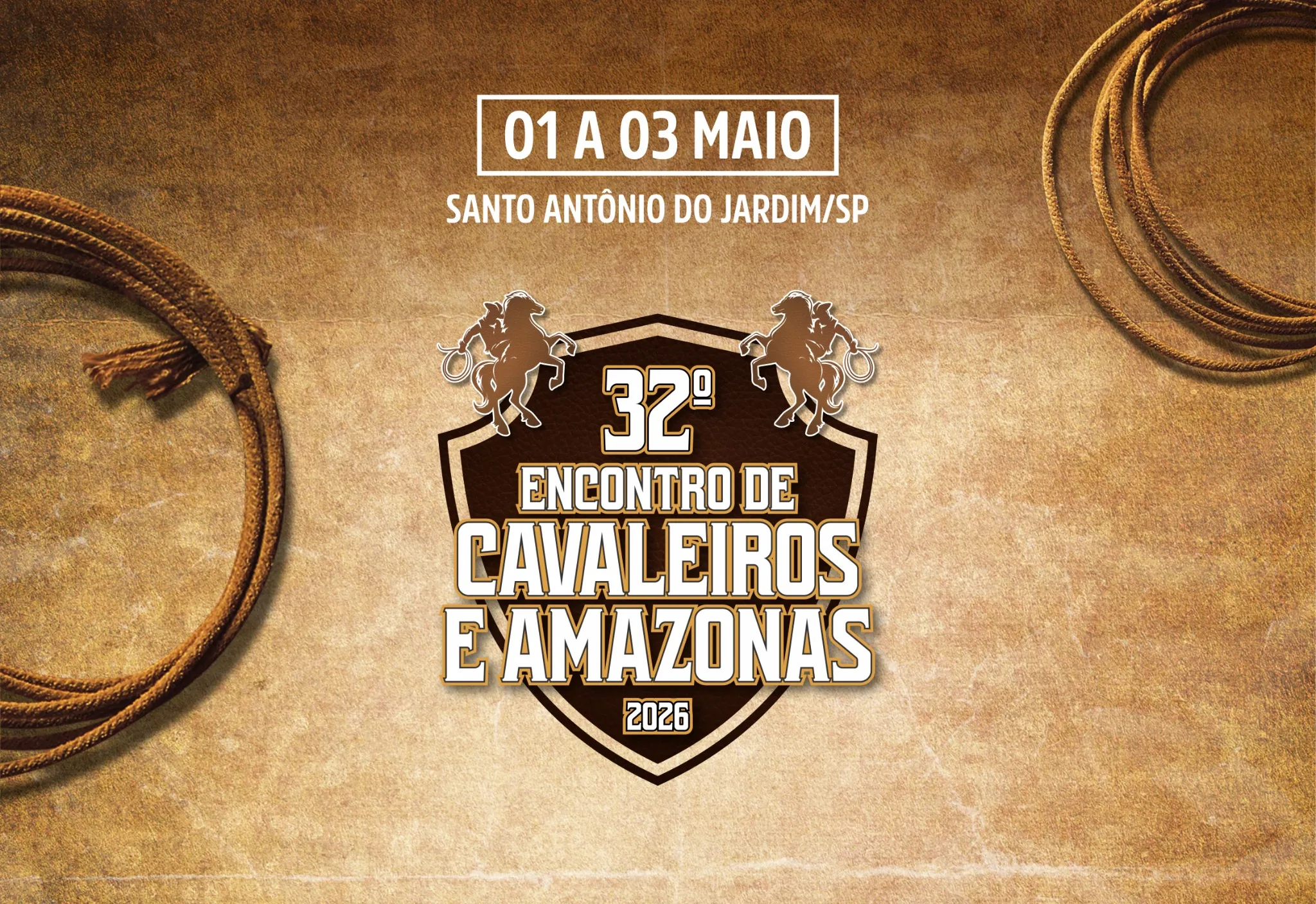 Avisos e alertas do 32º Encontro de Cavaleiros e Amazonas 