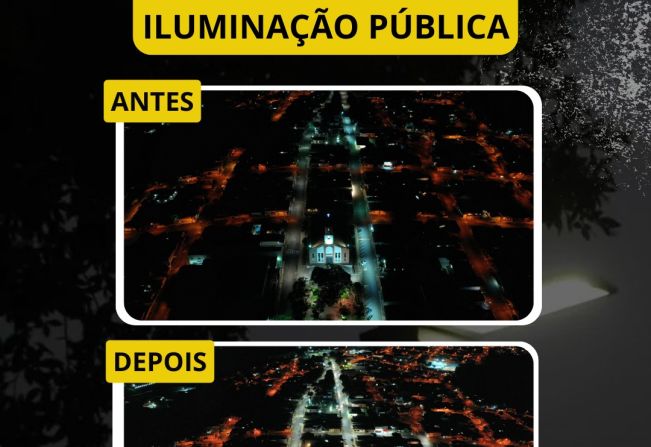 Melhora na iluminação pública!