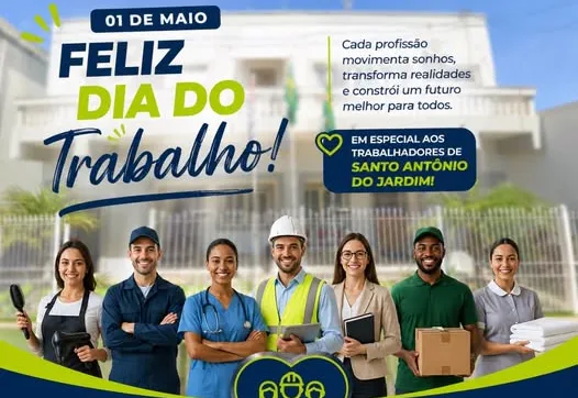 FELIZ DIA DO TRABALHO!