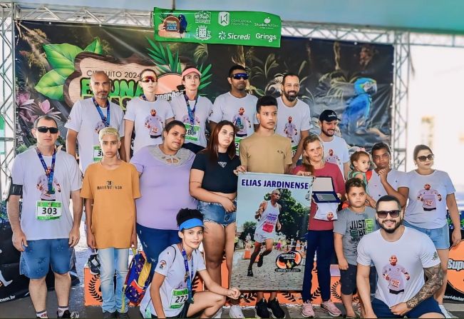 Homenagem ao atleta Elias emociona familiares e amigos na corrida SuperAção.