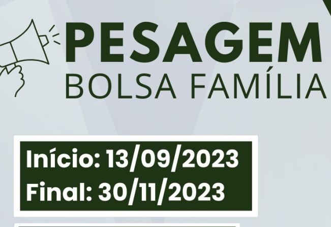 Pesagem Bolsa Família 