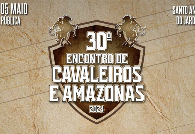 Confira o LINE UP OFICIAL do 30° Encontro de Cavaleiros e Amazonas! 
