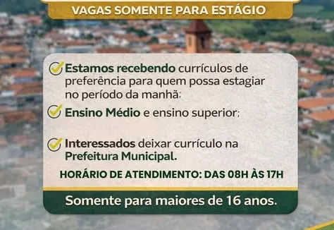 Oportunidade de Estagio 